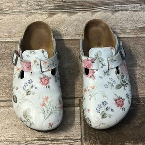 Birkenstock floral clogs size 39